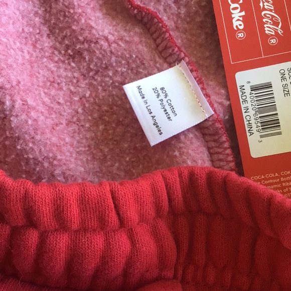 Blogger’s fave Stoney Clover Lane Diet Coke red sweatpants jogger pants - Picture 11 of 16